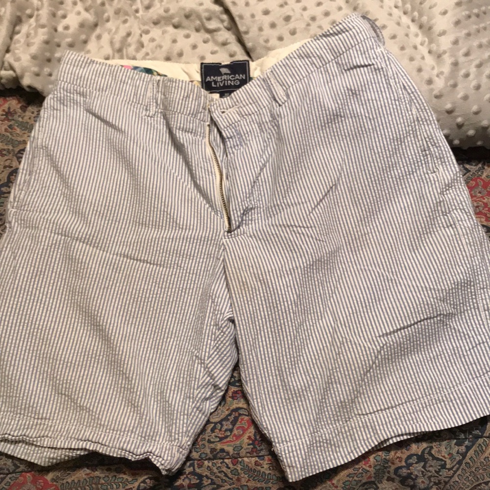 Seersucker Shorts